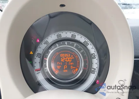 2012 Fiat 500C Lounge из США, поврежденный, VIN 3C3CFFER3CT211694